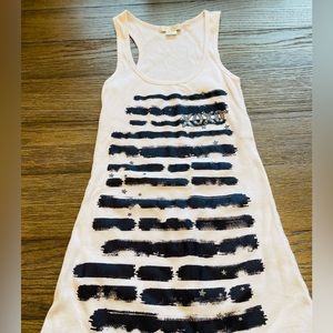 NWOT Macy’s XOXO Blue White & Silver 4th July Tee